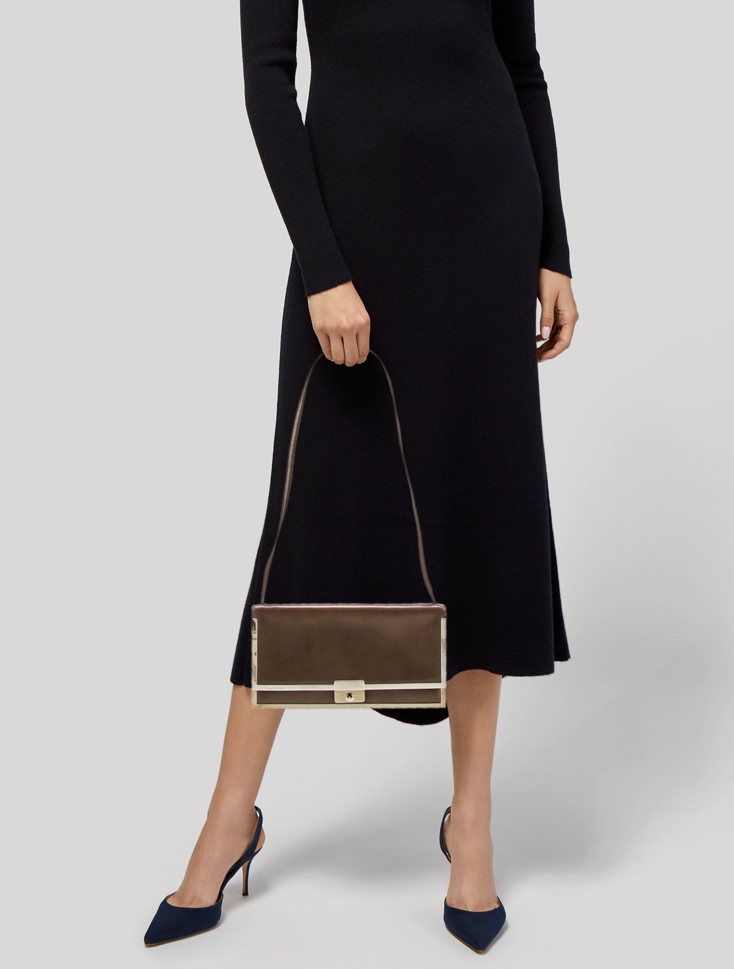 Escada Leather Shoulder Bag